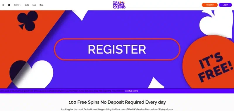 The Phone Casino banking limits